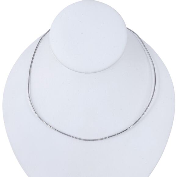 Adjustable Snake Chain Necklace | Sterling Silver 925 16"-18" - Picture 1 of 3